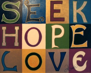 Seek, Hope, Love, by Heidi Damata