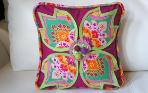 Custom Flower Pillow Series, by Heidi Damata