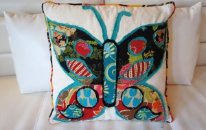 Mariposa, Mexico Pillow Series, by Heidi Damata